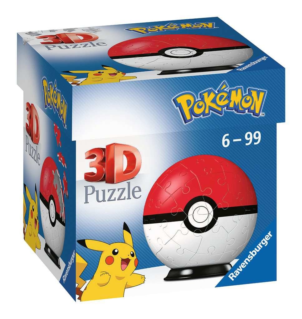 Puzzle 3d Ravensburger Pokemon Pokeball Classic