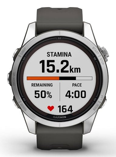 Garmin 7s Pro Solar Edition Silver Gray Smartwatch 42mm