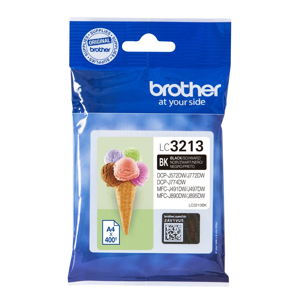 Tinta Original Brother Lc3213 Negro