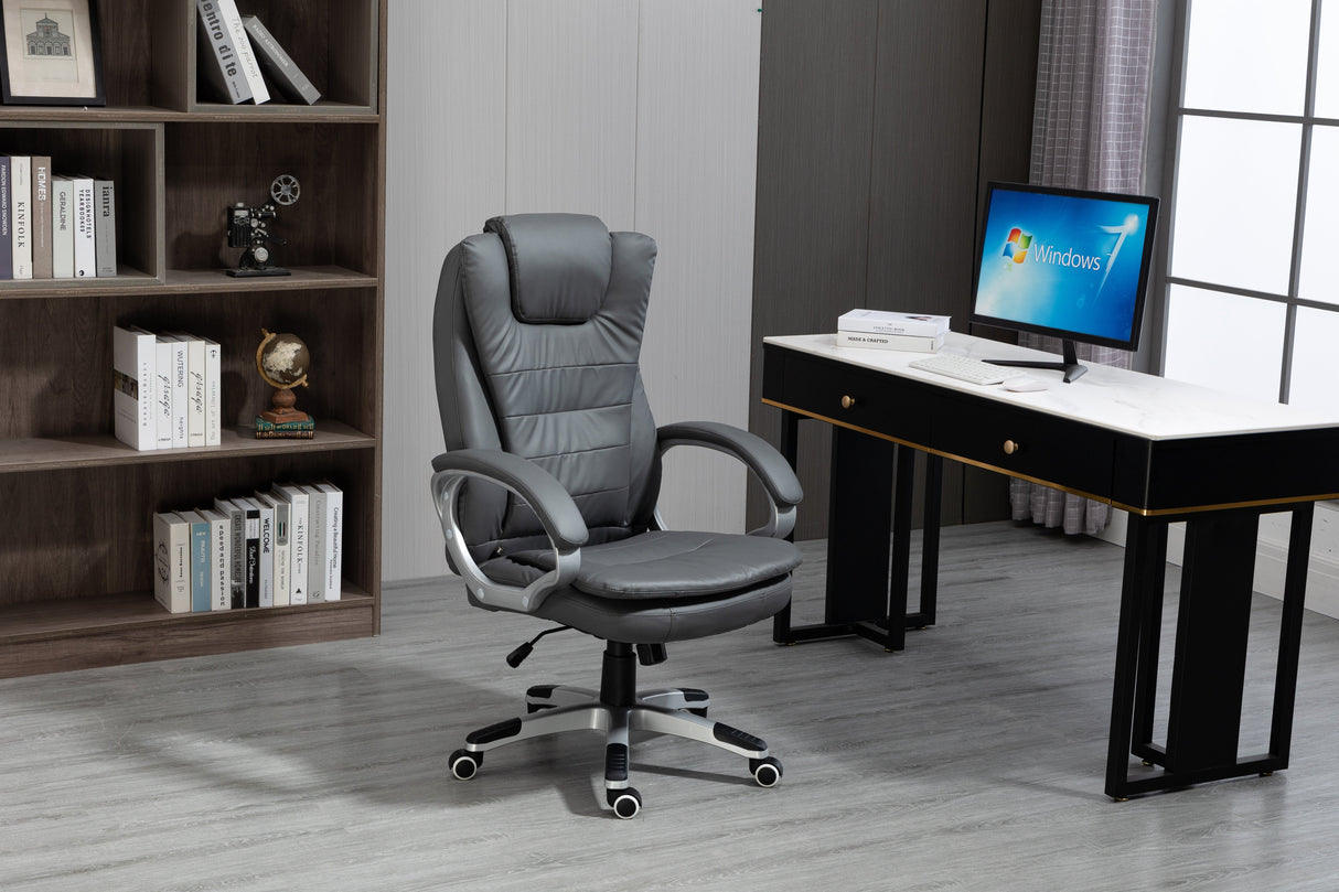 Silla Activejet De Oficina Calefactable Con Masaje Yk7304 Gris