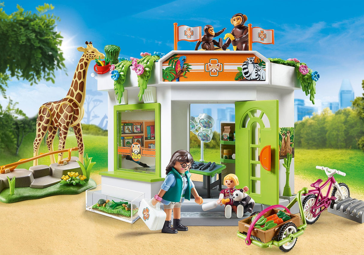 Playmobil 70900 Zoo Vet Practice Juguete De Construcción 70900