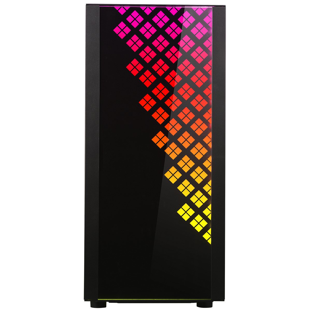 Caja Pc Bitfenix E-Atx Dawn Rgb Tempered Glass Black