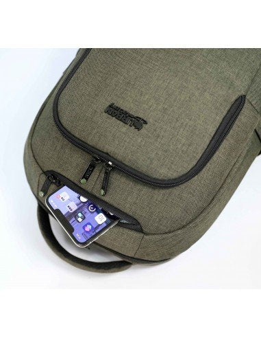 Urban Factory Ecb34uf Mochila Para Portátil 35,8 Cm (14.1") Caqui