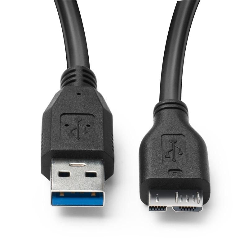 Usb A To Usb Micro B, Version 3.2 Gen 1, Black 0,5m M-M
