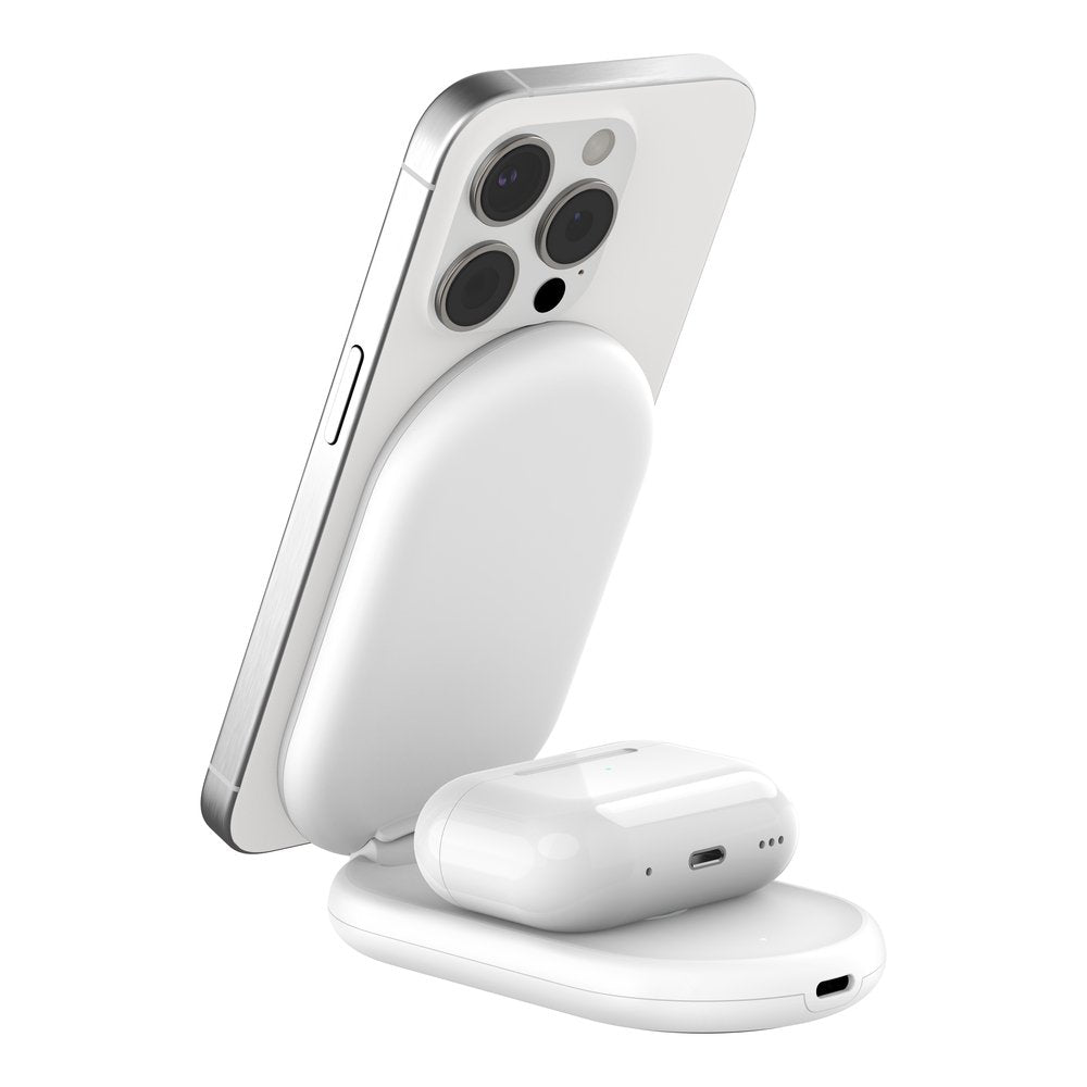 EAN 0745883889921 - Belkin BoostCharge Auriculares, Smartphone Blanco USB Cargador inalámbrico Carga rápida Interior imagen 5
