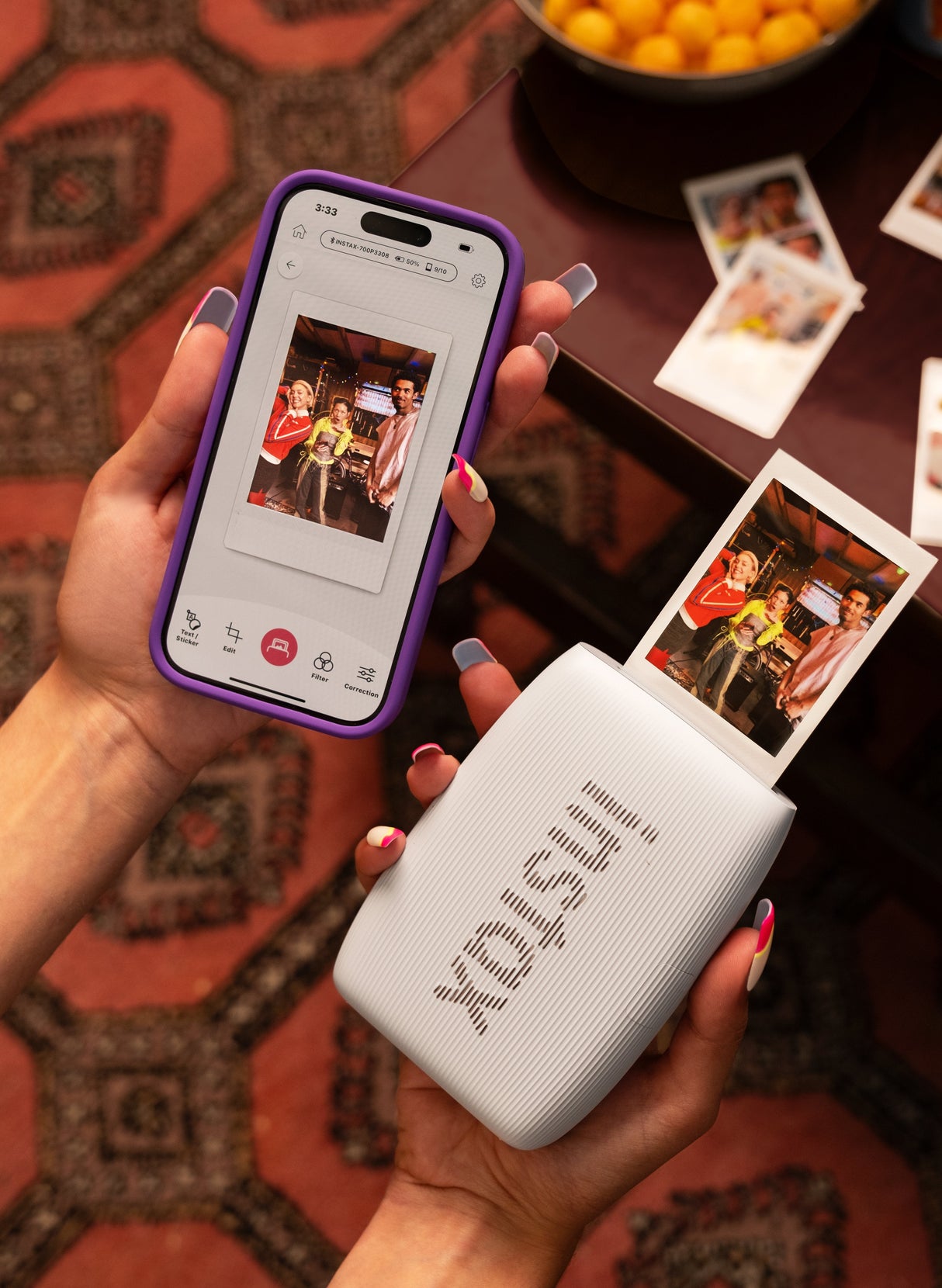 Impresora Fujifilm Fotográfica 16832077 / Fuji Inmax Mini Link 3 Blanco