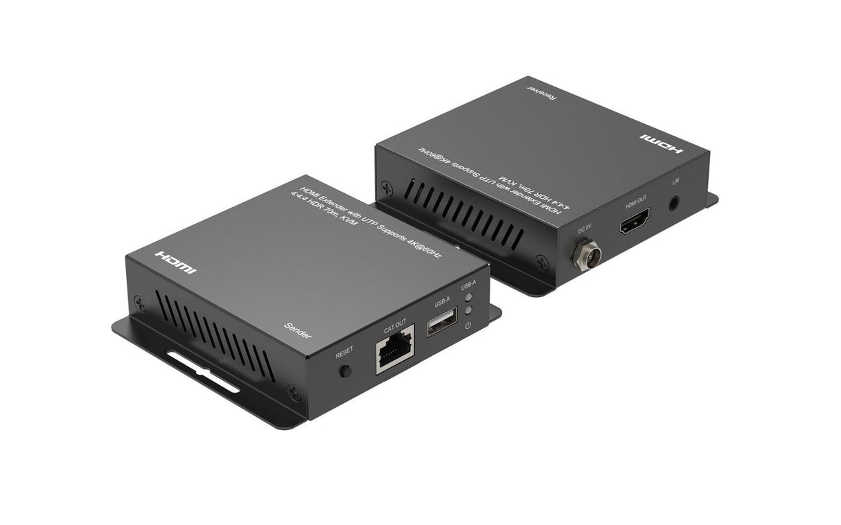 4k@60hz Hdmi Extender With Kvm Function Over Ethernet,