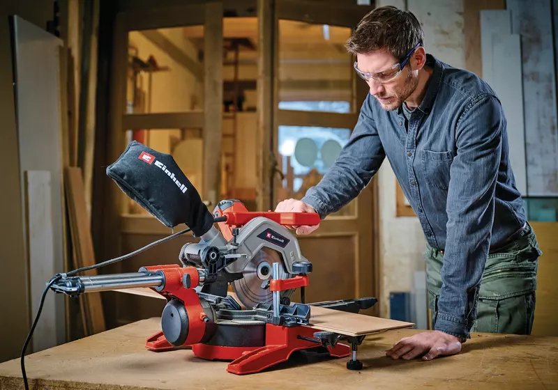 Sierras Einhell Te-Sm 216 L Dual De Corte A Inglete Y A Bisel Rojo/Negro