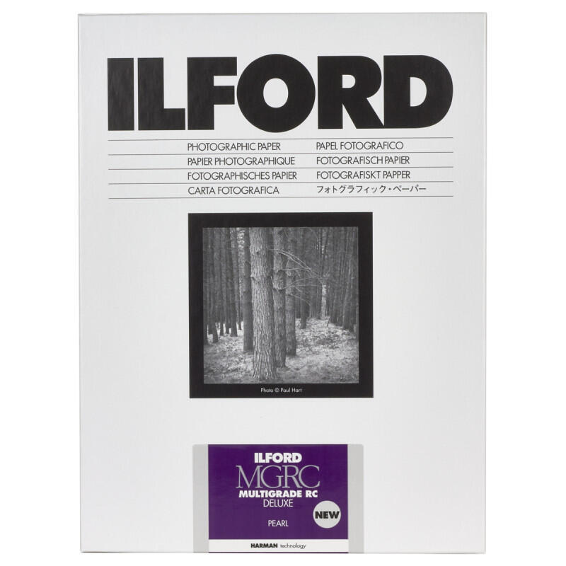 1x 25 Papel Fotografico Ilford Mg Rc Dl 44m 13x18