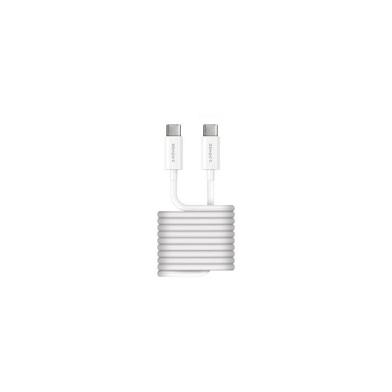 2-Power 2-Power 100w 2m Usb-C To Usb-C Cable Para For 5a, 100w Devices 2puc2m06w