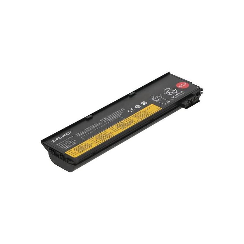 2-Power Batería 10.8v 5200mah Para Lenovo Thinkpad T470 2p-01av490
