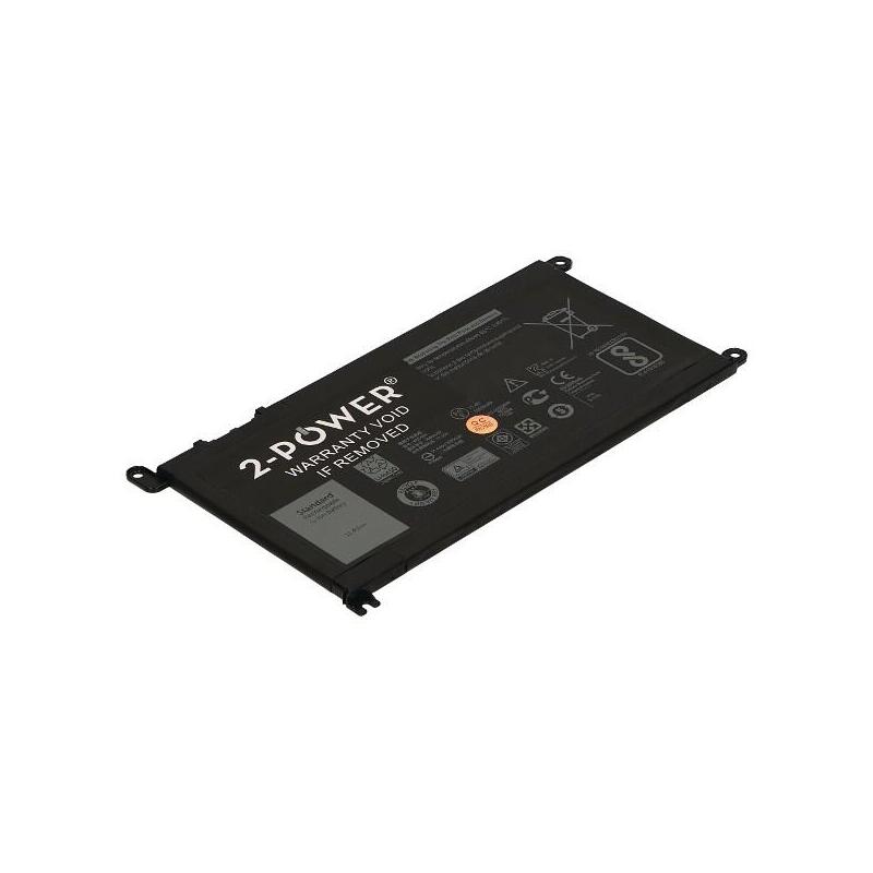2-Power Batería 11.4v 3400mah Para Dell Inspiron 13 5378 2-In-1 2p-451-Bbvn