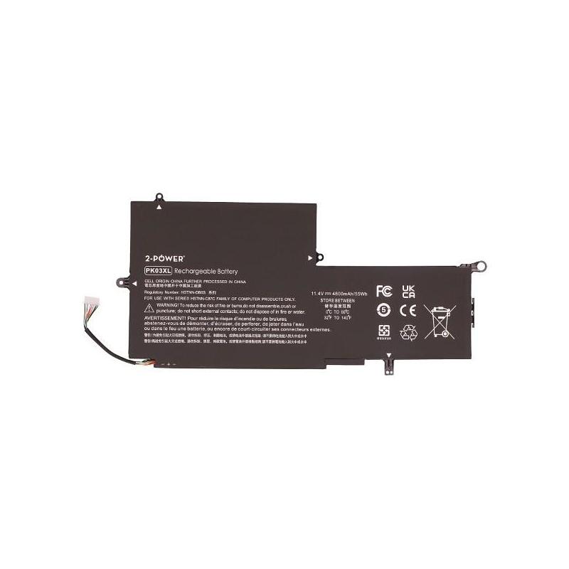 2-Power Batería 11.4v 4800mah Para Hp Envy X360 2p-789116-005