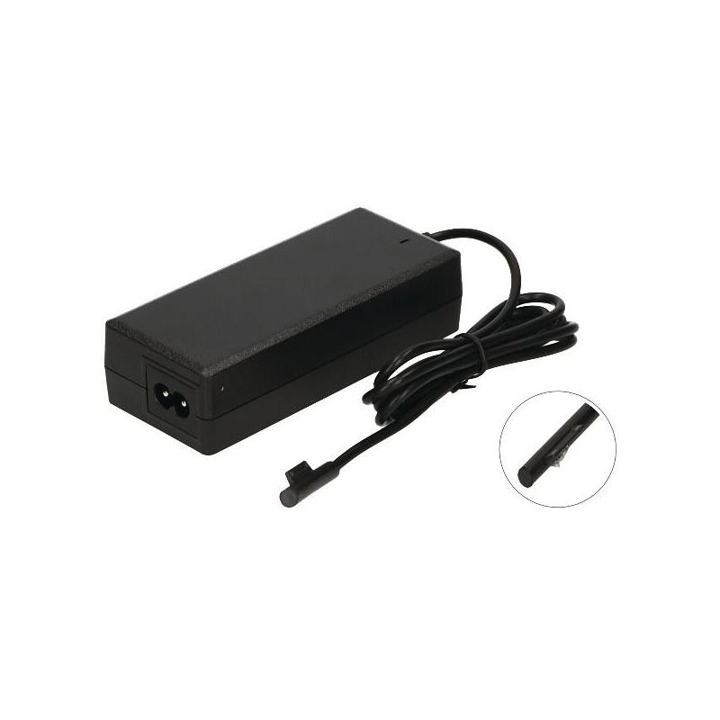 2-Power Cargador 15v 4.33a 65w Con Cable Alimentación Para Microsoft Surface Pro 4 2p-1800