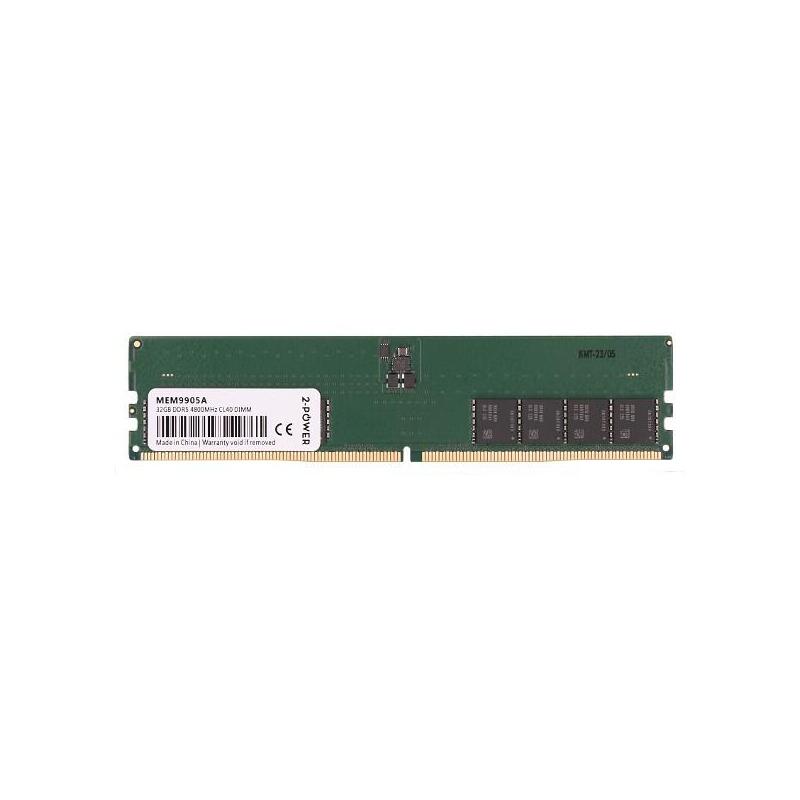 2-Power Memoria 32gb Ddr5 4800mhz Cl40 Dimm Mem9905a