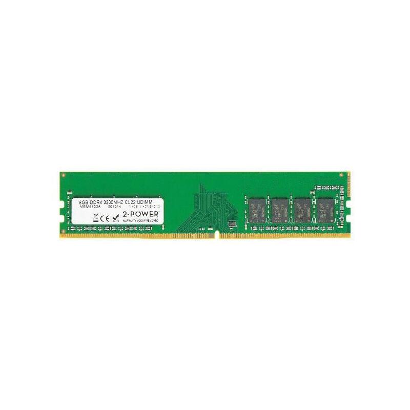 2-Power Memoria Ddr4 16gb 3200mhz Cl22 Dimm Mem9604s