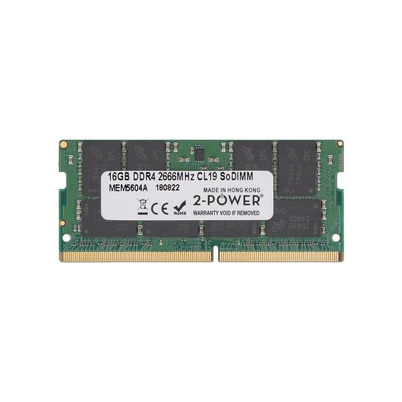 2-Power Memoria Sodimm 16gb Ddr4 2666mhz Cl19 Sodimm 2p-Aa297490