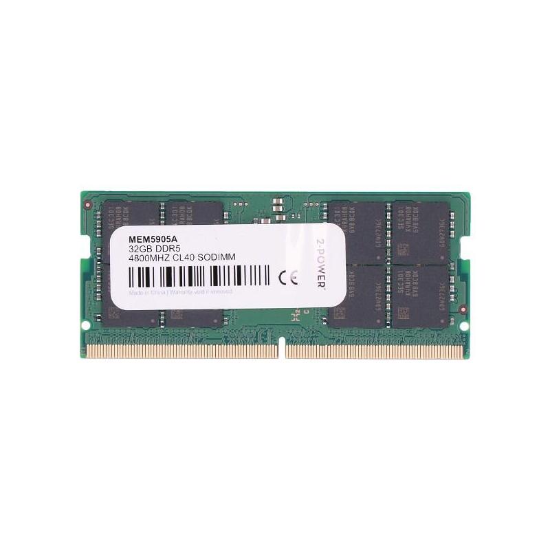 2-Power Memoria Sodimm 32gb Ddr5 4800mhz Cl40 Sodimm 2p-Hmcg88mebsa092n