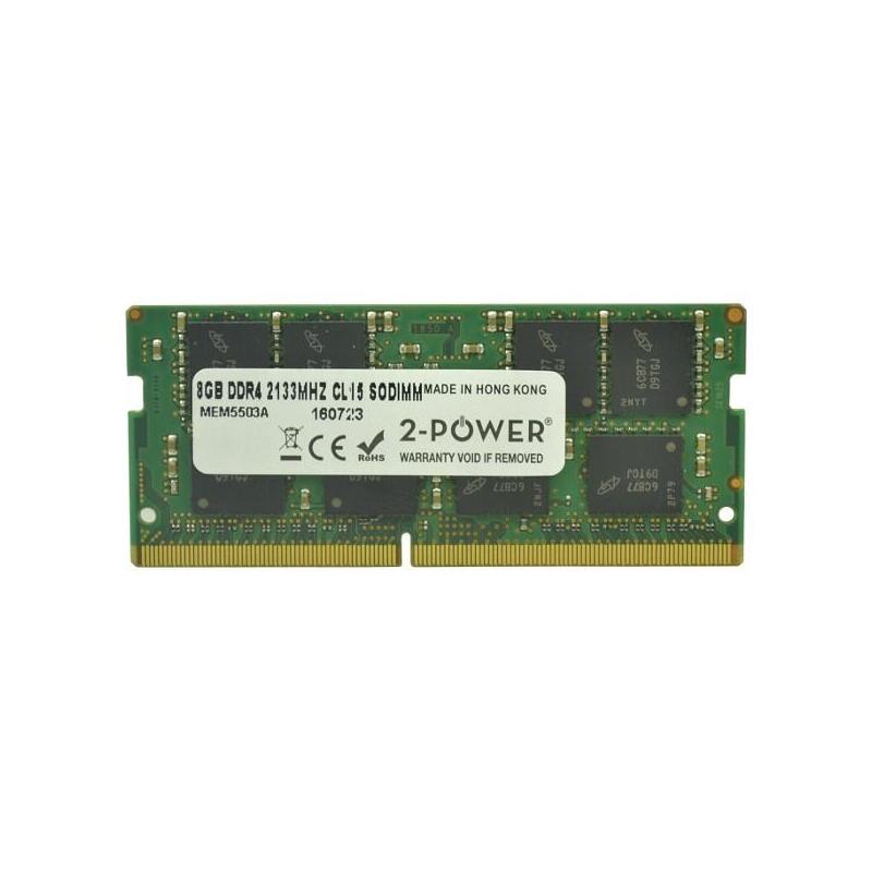 2-Power Memoria Sodimm 8gb Ddr4 2133mhz Cl15 Sodimm 2p-Ct8g4sfs8213