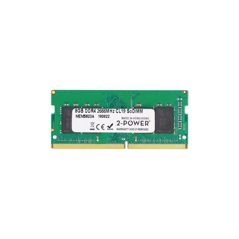 2-Power Memoria Sodimm 8gb Ddr4 2666mhz Cl19 Sodimm 2p-5m30v06924