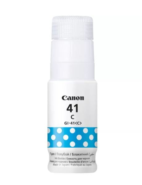 Botella De Tinta Cian Canon Gi-41 C Emb