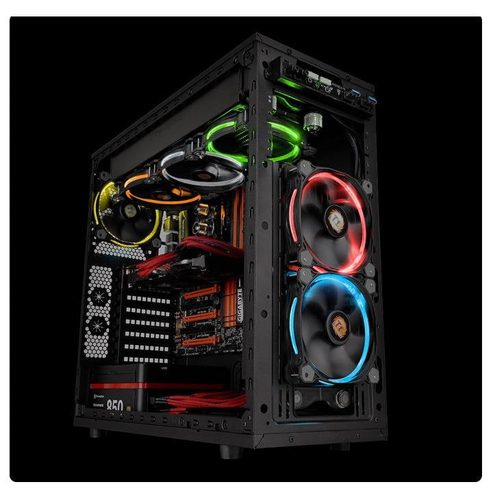 EAN 4717964402400 - Thermaltake RIing 14 (3 Fan Pack) Carcasa del ordenador Ventilador 14 cm Negro imagen 10