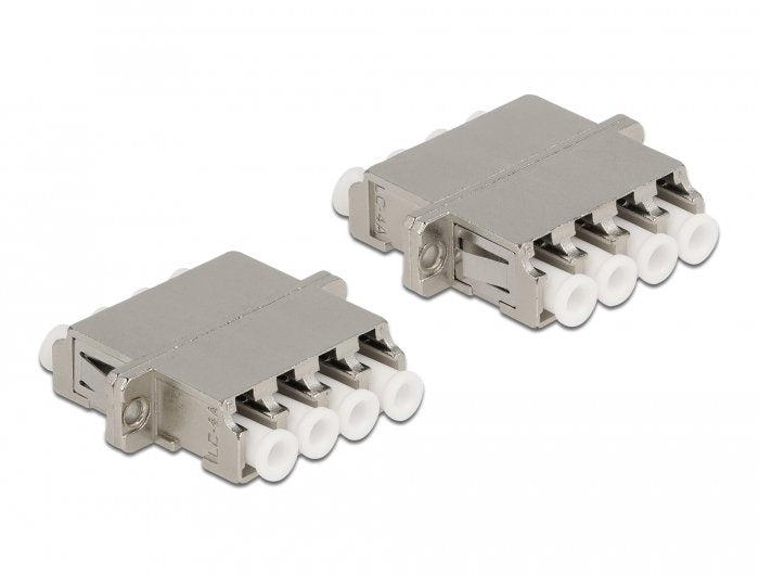 Lwl Kupplung Lc Quad Buchse Zu Lc Quad Buchse Singlemode Metall