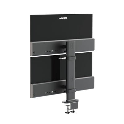 Alogic Elevate 34 Dual Vertical Monitor Stand Space Grey