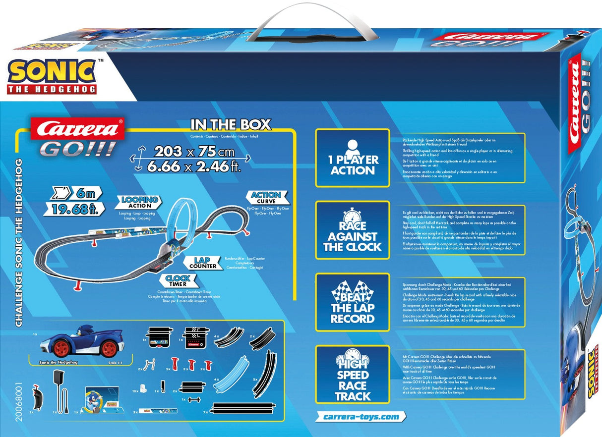 Carrera Go!!! Carrera Challenge - Sonic, Rennbahn 20068001