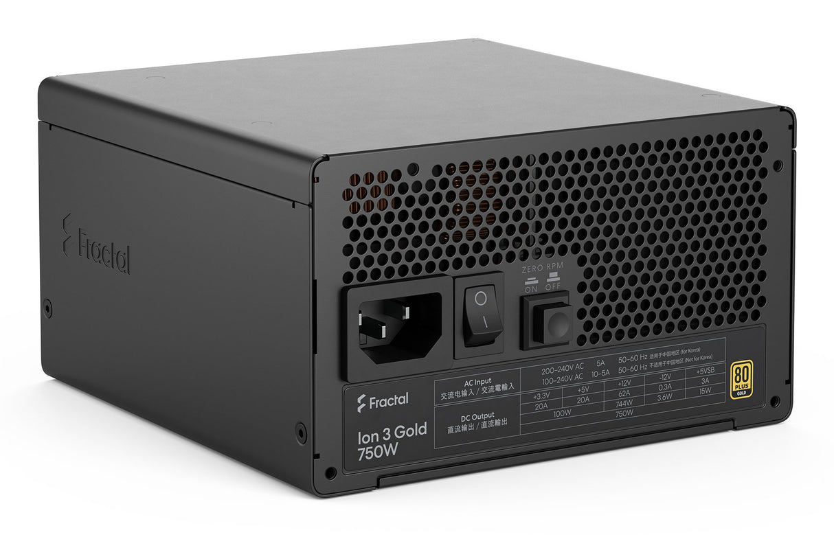EAN 7340172710257 - Fractal Design Ion 3 Gold 750W unidad de fuente de alimentación 24-pin ATX ATX Negro imagen 17