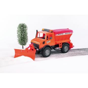 Bruder Camion Unimog Mb Con Quitanieves - Escala 1:16 02572