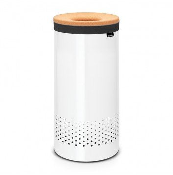 Papelera Brabantia, 35 L Corcho/Blanco
