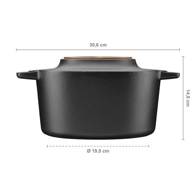 Fiskars Kochtopf Norden Gusseisen 4l