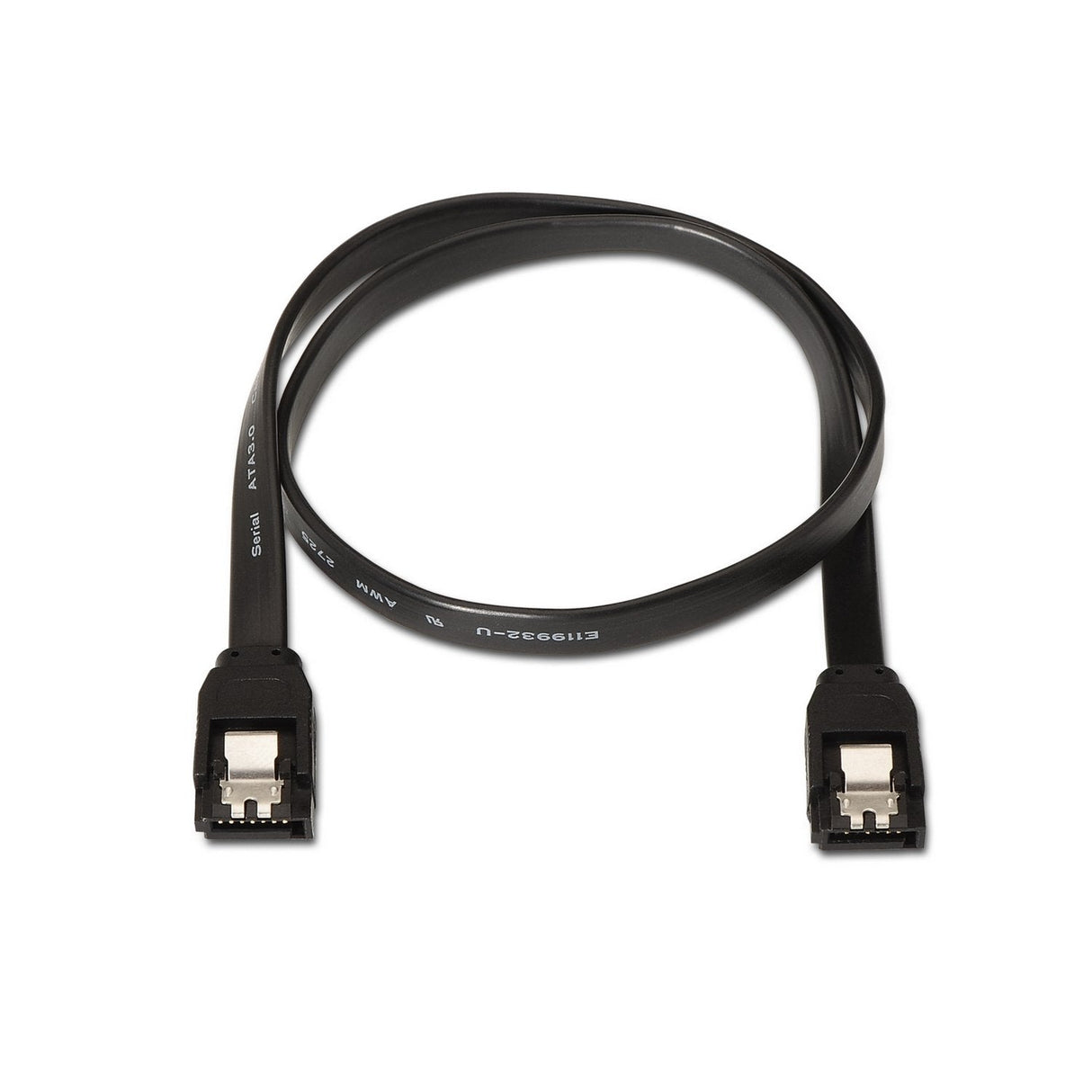 EAN 8436574701562 - AISENS A130-0157 cable de SATA 0,5 m SATA 7-pin Negro imagen 2