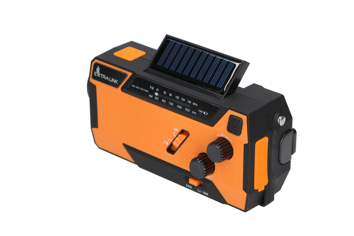 EAN 5904960293746 - Extralink RADIO AWARYJNE SOLARNE Z KORBKA DYNAMO POWERBANK 4000MAH Z LATARKA SOS SR-4000 Portátil Analógi imagen 22