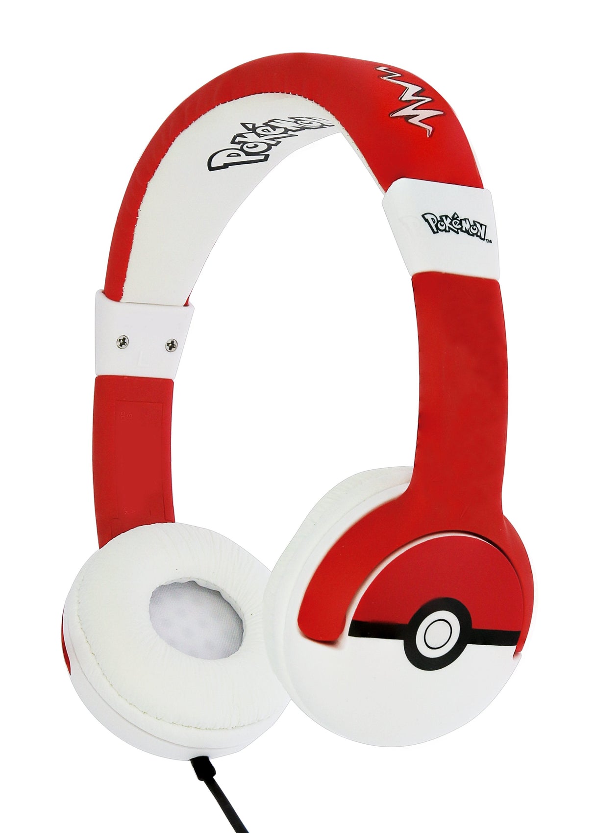 Auriculares Infantiles Otl Pokemon Pokeball/ Jack 3.5/ Rojo Blanco