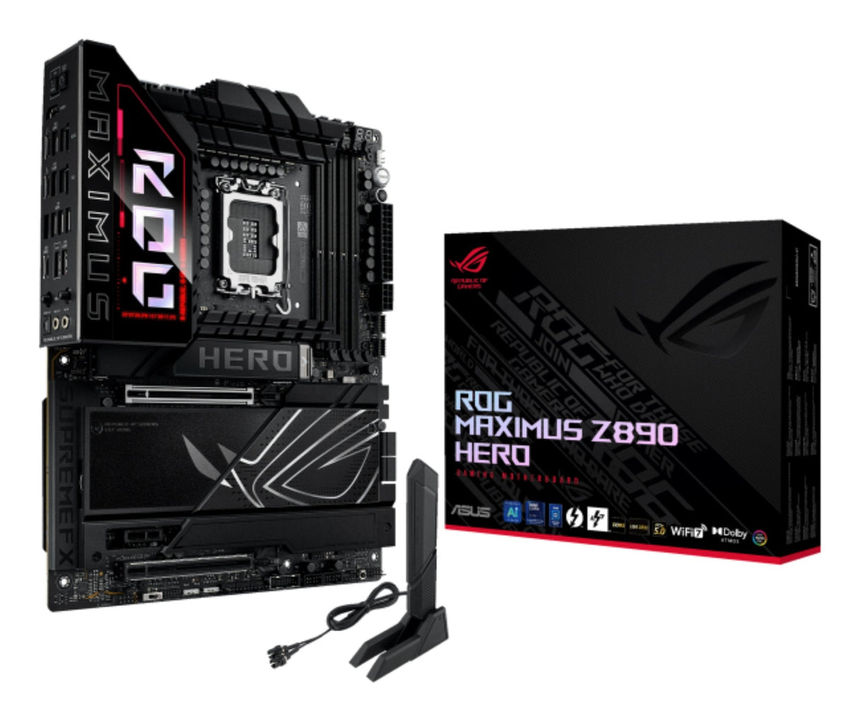 EAN 4711387747223 - ASUS ROG MAXIMUS Z890 HERO Intel Z890 LGA 1851 (Socket V1) ATX imagen 1