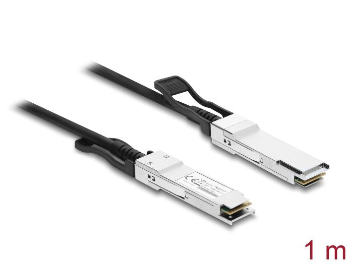 Delock Twinax Cable Qsfp+ Conector Macho A Qsfp+ Conector Macho 40 Gbps 1 M
