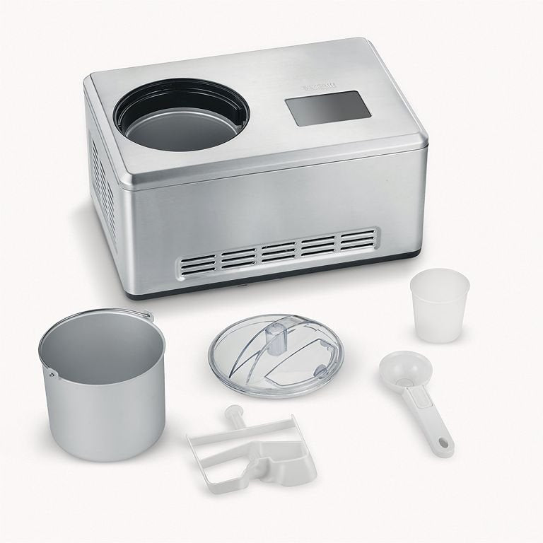 Heladera Severin 2 En 1 Ez 7405, Con Función De Yogur (Acero Inoxidable (Cepillado), 180 Vatios)