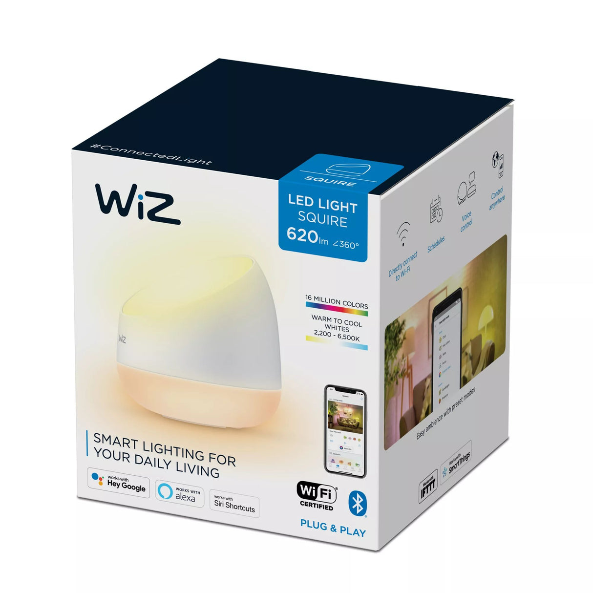 EAN 8719514553026 - WiZ 8719514553026 iluminación inteligente Lámpara de mesa inteligente Wi-Fi/Bluetooth 9 W imagen 2