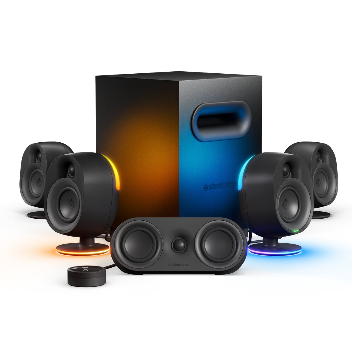 EAN 5707119041430 - Steelseries Arena 9 conjunto de altavoces PC/ordenador portátil Negro 5.1 canales De 2 vías Bluetooth imagen 1