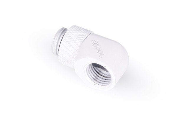 Alphacool Racor 90º Alphacool L-Connector 34mm G1/4 White