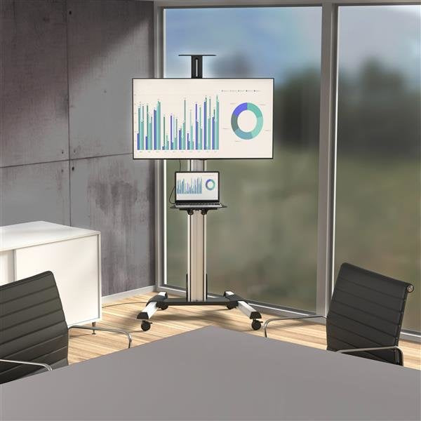 EAN 0065030863292 - StarTech.com STNDMTV70 soporte para pantalla de señalización 190,5 cm (75") Negro, Acero inoxidable imagen 8