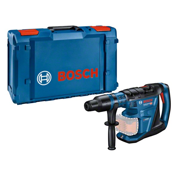 Taladro Percutor Inalámbrico Bosch Professional Biturbo Gbh 18v-40 C Professional Solo Azul/Negro, Sin Batería Ni Cargador, En Xl-Boxx