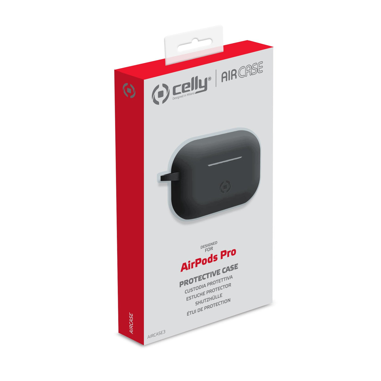 EAN 8021735756088 - Celly AIRCASE3BK auricular / audífono accesorio Protectora imagen 5