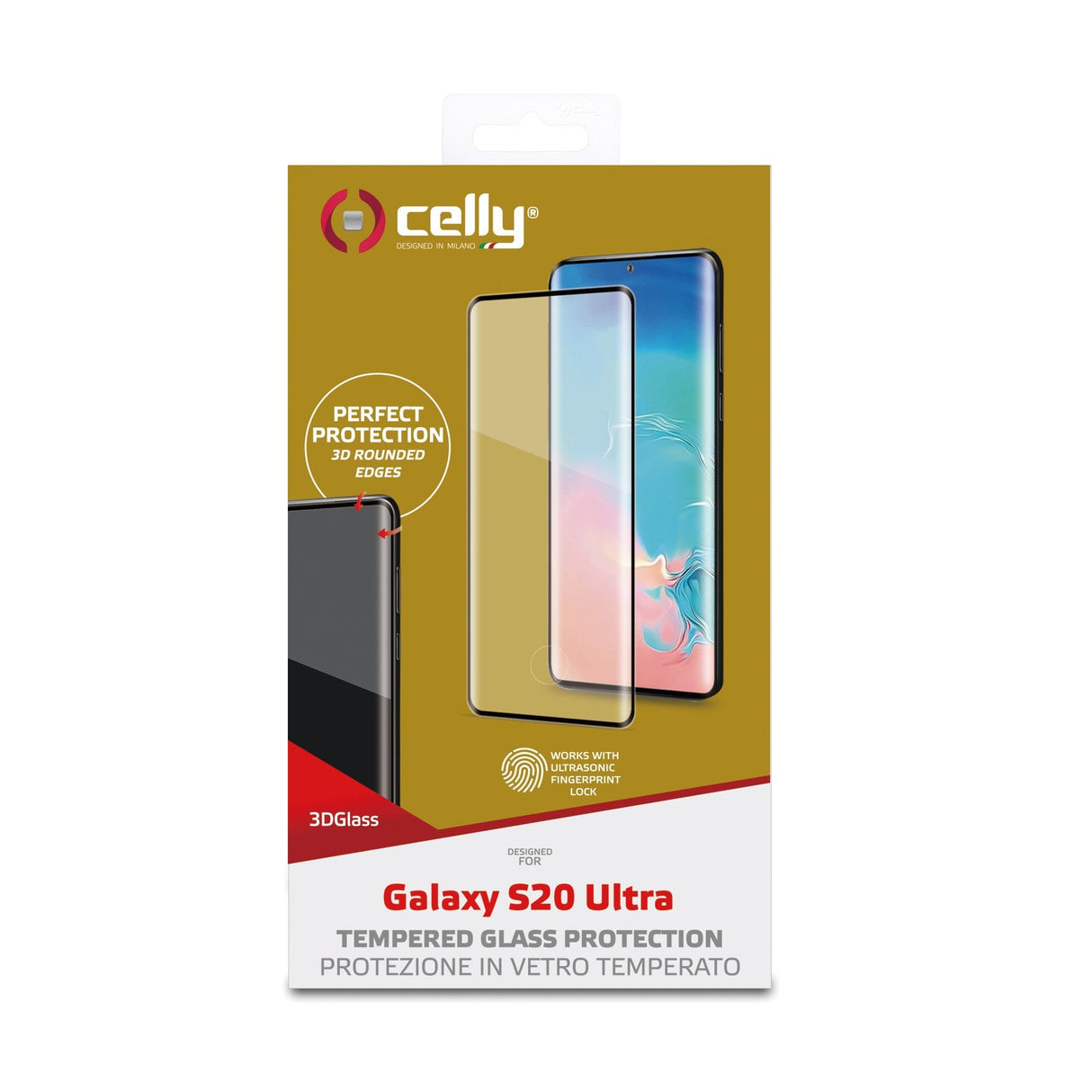 Celly 3dglass991bk Protector De Pantalla Teléfono Móvil/Smartphone Samsung 1 Pieza(S)