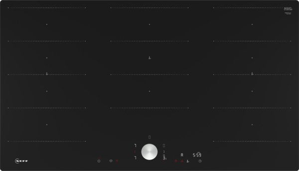Neff T69ptx4l0 N 90, Placa De Cocción Autónoma Negra, 90 Cm T69ptx4l0