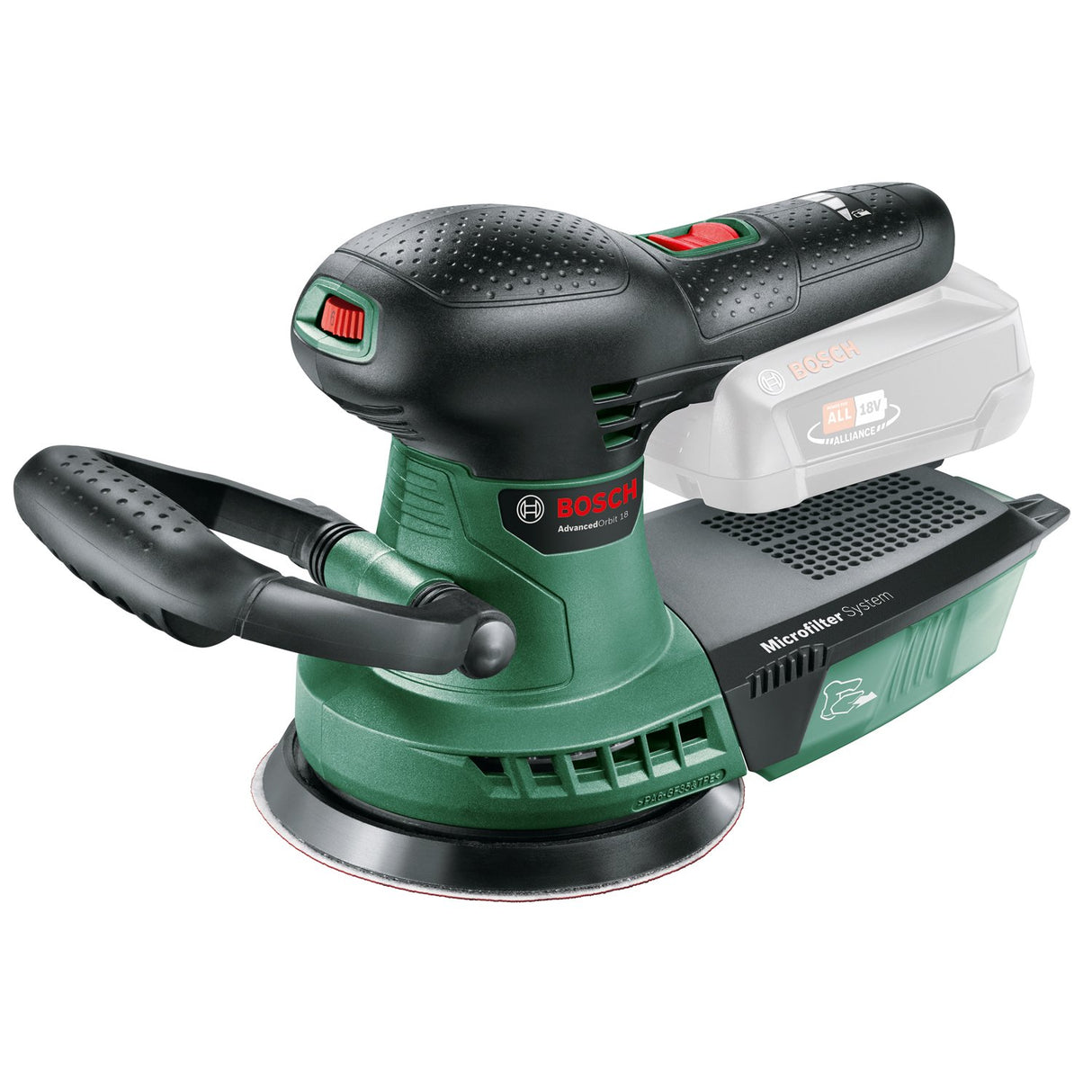 EAN 3165140874618 - Bosch 06033D2100 Lijadora rotorbital 12000 RPM 24000 OPM Verde imagen 2