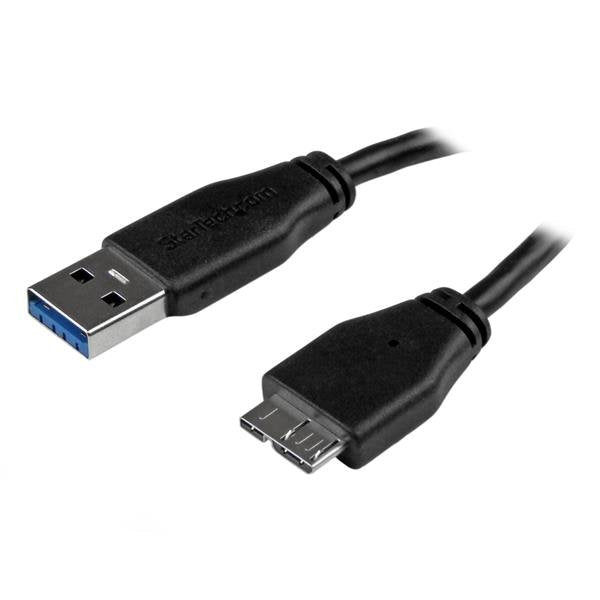 EAN 0065030859721 - StarTech.com USB3AUB3MS cable USB USB 3.2 Gen 1 (3.1 Gen 1) USB A Micro-USB B 5 Gbit/s Negro imagen 1