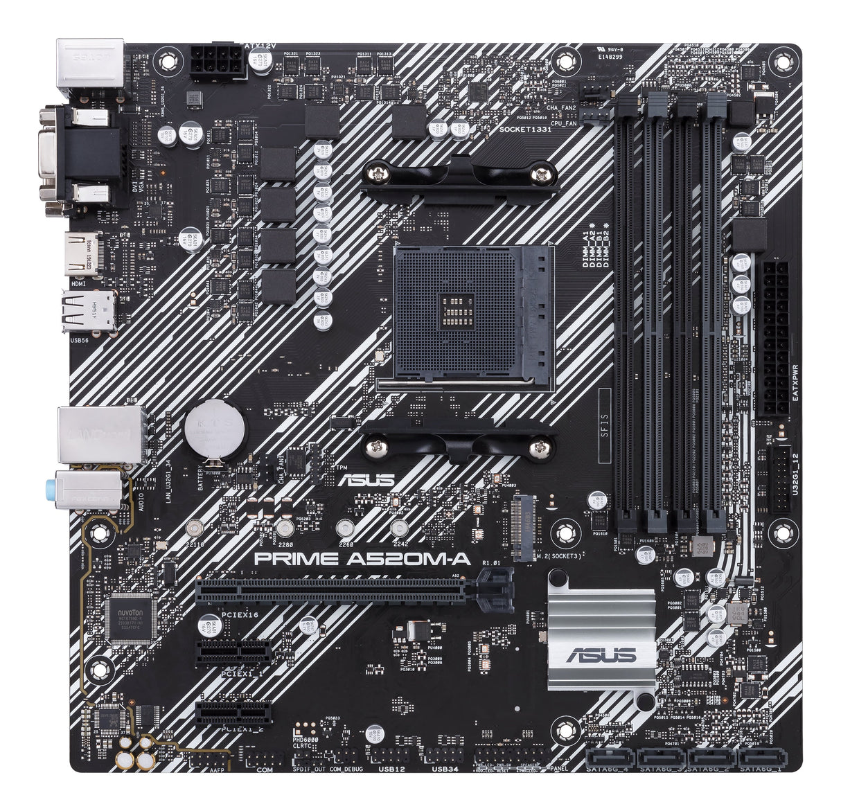 EAN 0195553135399 - ASUS PRIME A520M-A II/CSM AMD A520 Zócalo AM4 micro ATX imagen 2